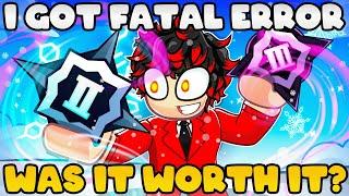 I Rolled Fatal Error ONLY Using Packages.. - But are these Gamepasses Worth it? | Sol's RNG