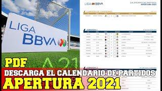 LigaMX - Descarga el calendario del Apertura 2021 , Revisamos la Jornada 1