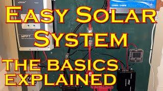 Easy DIY Basic Solar - Panels Controller Inverter & Battery Bank