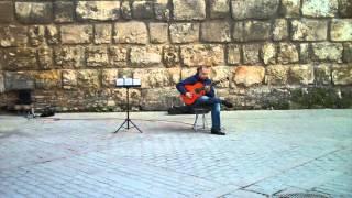 One More Spanish Guitar Song from the Alcazar Walls in Seville, Spain