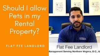 Should you allow Pets in Your Rental Property? Flat Fee Landlord Property Management