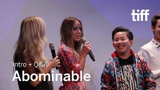 ABOMINABLE Cast and Crew Q&A | TIFF 2019