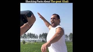 The great Khali shocking Facts!! Mr factz #shorts#new#wwe#funfacts#viralshorts