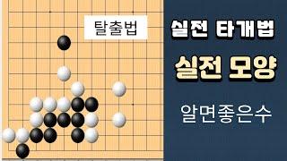 초급분들이 꼭아셔야하는 실전탈출법 - 바둑사활 실전타개법