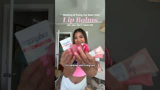 ranking and trying out the most viral lip balms so you dont have to! 🪩⭐️