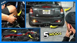 TOP 5 MODS for MINI COOPER S (N18 ENGINE)