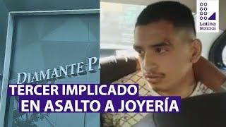 Surquillo: Cae tercer implicado en asalto a joyería de Adrián Zela