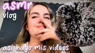 asmr Vlog Un día de GRABACIÓN con susurros cerquita :) Ale ASMR para DORMIR