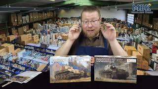 MBK unboxing #736 - 1:72 Panther F  (75mm L/70), Panther G 20mm Flakvierling (Vespid)