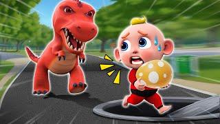 T-rex is Coming !  | Big Dinosaur Song | NEW Nursery Rhymes & Cartoon For Kids