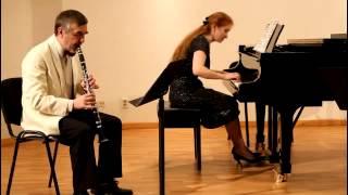 Weber. Variations, Op. 33 - clarinet and piano - Sergey Nizkodub - clarinet