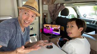 Camping (Like Sissies) in a Stylish Japanese RV | Shuzenji Japan