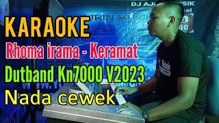 Keramat - Rhoma irama [Karaoke] Dutband Kn7000 - Nada Wanita