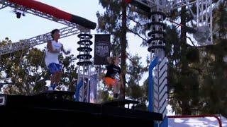 Jake Sconti vs Nathaniel Honvou At The American Ninja Warrior Junior 3 Semifinals