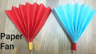 How to make paper fan,easy DIY origami crafts