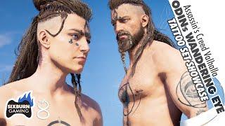 Assassin's Creed Valhalla Odin's Wandering Eye Tattoo Set Showcase Mastery Challenge Cosmetics