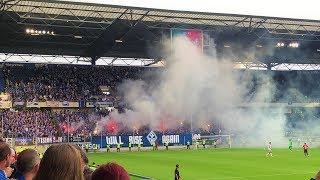 KFC Uerdingen - SV Waldhof Mannheim Aufstiegsrelegation 2018 PYROSHOW Ultras Mannheim UHD 60fps