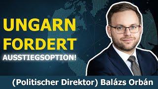 Keine NATO-Truppen in der Ukraine | Ungarns politischer Direktor Balázs Orbán