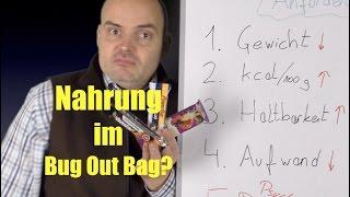 Nahrung im Bug Out Bag / Fluchtrucksack