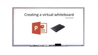 Creating a virtual whiteboard