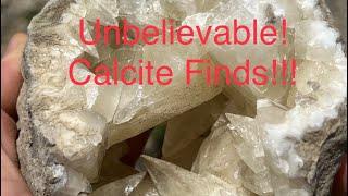 The best calcite crystals I’ve ever found!!!