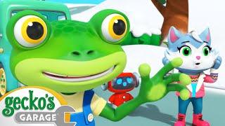Frozen Lake + 60 Minutes of Gecko's Garage | Kids Cartoons | Party Playtime!