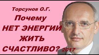 Торсунов О.Г. Почему нет сил и энергии жить счастливо? Учимся жить.