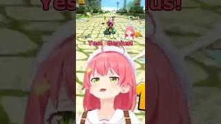 Miko calls herself a genius, runs into green shell (Mario Kart 8 Deluxe)  [Hololive/clip]