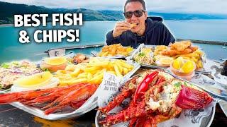 FISH & CHIPS Mountain!!   Best Australian SEAFOOD on the Great Ocean Road!!