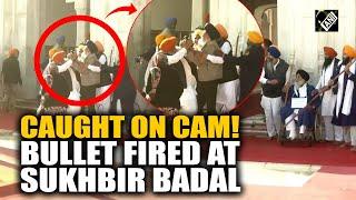 Bullets fired at SAD President Sukhbir Badal at Golden Temple while serving religious punishment