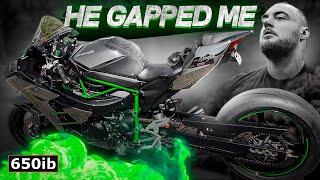 HIS SUPER FAST NINJA H2 DESTROYED MY BIKE & MADE ME SELL IT!