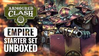 Unboxing Armoured Clash - Empire Faction Battlegroup Starter Set