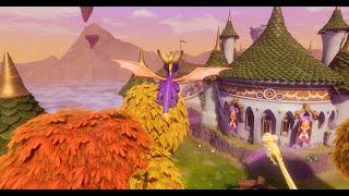 Spyro Reignited Trilogy - Flying and relaxing -Autumn Plains