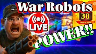 War Robots LIVE: Tank One WR Goes FULL MOTION Action!  WR Gameplay