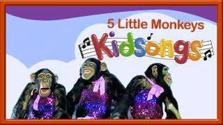 Five Little Monkeys | Kidsongs | Best Kids Videos | PBS Kids | 5 Little Monkeys | Counting Songs