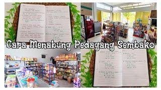 CARA MENABUNG PEDAGANG WARUNG SEMBAKO OMSET TIDAK MENENTU • MENGATUR KEUANGAN WARUNG @RillaCemerlang