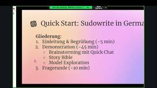  Quick Start: Sudowrite auf Deutsch – Die wichtigsten Funktionen für kreatives Schreiben