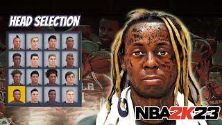 Lil Wayne Face Creation in NBA 2K23: Create the Rap Superstar in game