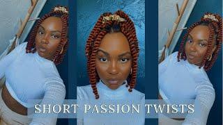 These Short Passion Twists….| Easy DIY Step-by-Step | Angel Jean | ZRQ Hair