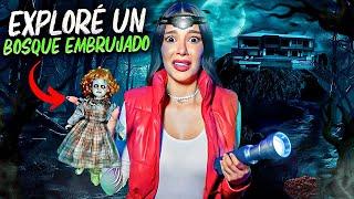 EXPLORÉ un BOSQUE EMBRUJADO a MEDIA NOCHE!!  NO CREERÁS lo que VI ️ Lulu99