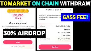 Tomarket listing season Airdrop Claim|Tomarket Gass Fee|Tomarket On Chain Withdrawal|Tomarket Update