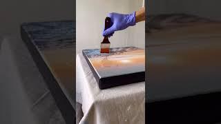 Simple way to blend with acrylics!  #art #painting #acrylicpainting