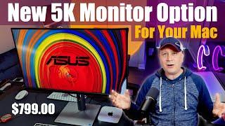 Best New 5K Monitor For Your M4 Mac mini and MacBook?  Introducing the Asus PA27JCV