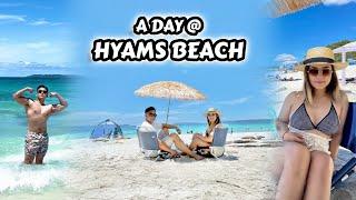 WHITEST SAND IN NSW? HYAMS BEACH? | Cristina & Daniel VLOGS