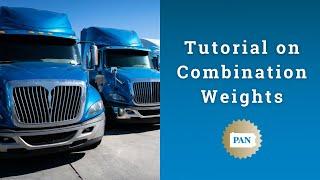 Tutorial on Combination Weights