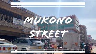 Mukono town main street  Riding along the street with too much traffic jam