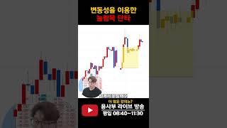 큰 변동폭을 이용해서 단타 수익 내는 방법 #단타 #눌림목매매