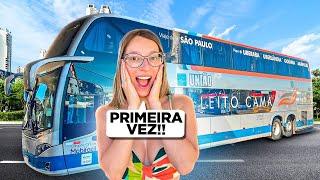 VIAJAMOS DE ÔNIBUS CAMA PELA PRIMEIRA VEZ NO BRASIL!