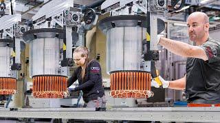 How Audi Produces its Super Advanced Electric Motors in Europe