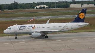 "Fanhansa" (Lufthansa) Airbus A320 *SHARKLETS* - landing @ Berlin-Tegel Airport! (1080p)